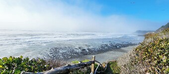 Ocean View! Charming Home with Loft, Sleeps 6! Dog Friendly!