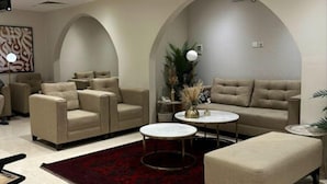 Sitteområde i lobbyen