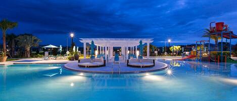 Indoor pool, a heated pool
