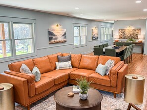 Interior - The Grange · Heated Pool, Gym, Fire Pit, Hot tub (Asheville)