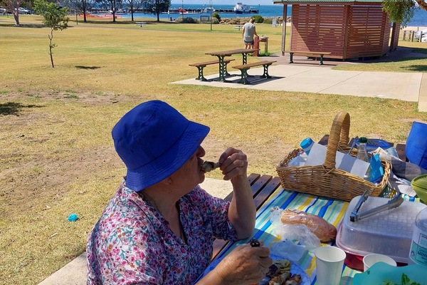 BBQ at Rippleside Park. Great for pets too.
