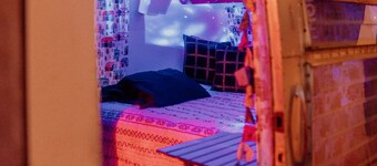 Whimsical Glamping Loft + Airstream by Meow Wolf