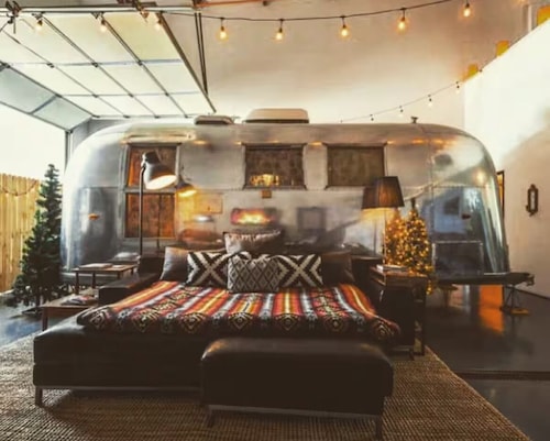 Whimsical Glamping Loft + Airstream by Meow Wolf