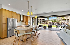 Fridge, microwave, oven, stovetop - Maui Resort Rentals: 9 Total Bedrooms at Kaanapali’s Newest Luxury Residences, Steps from Beach & Resort Amenities! (Lahaina)