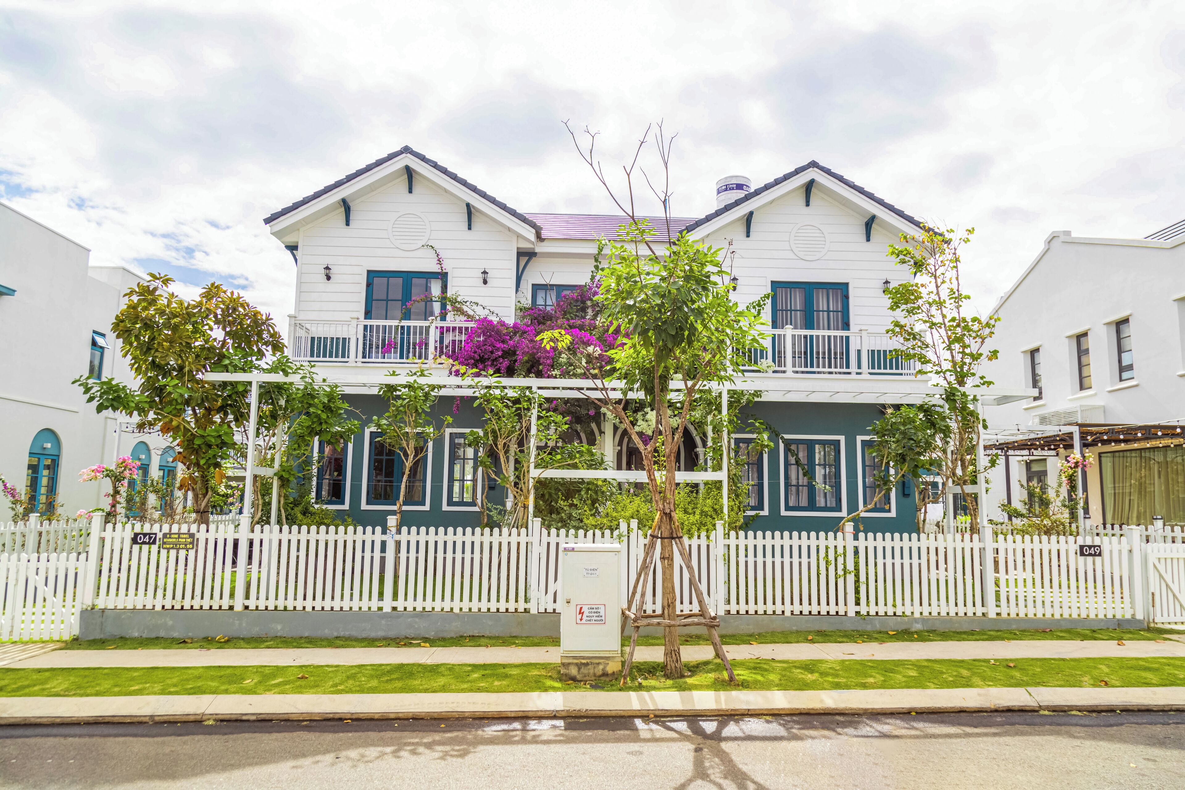 Fachada de la propiedad