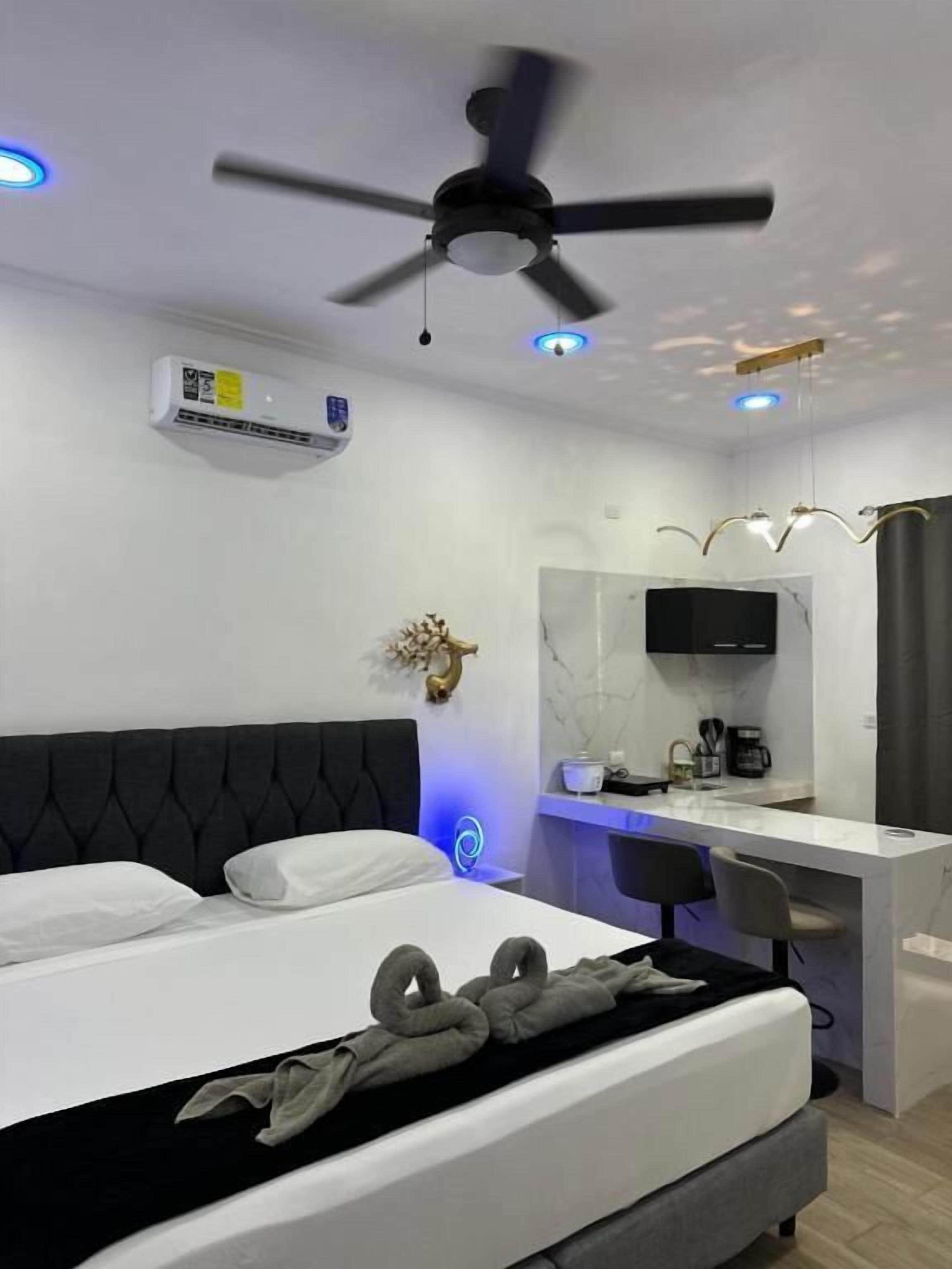 In-room safe, blackout curtains, free WiFi