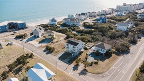 Exterior - Steps from Ocean with a Pool! Gameroom! (North Topsail Beach)