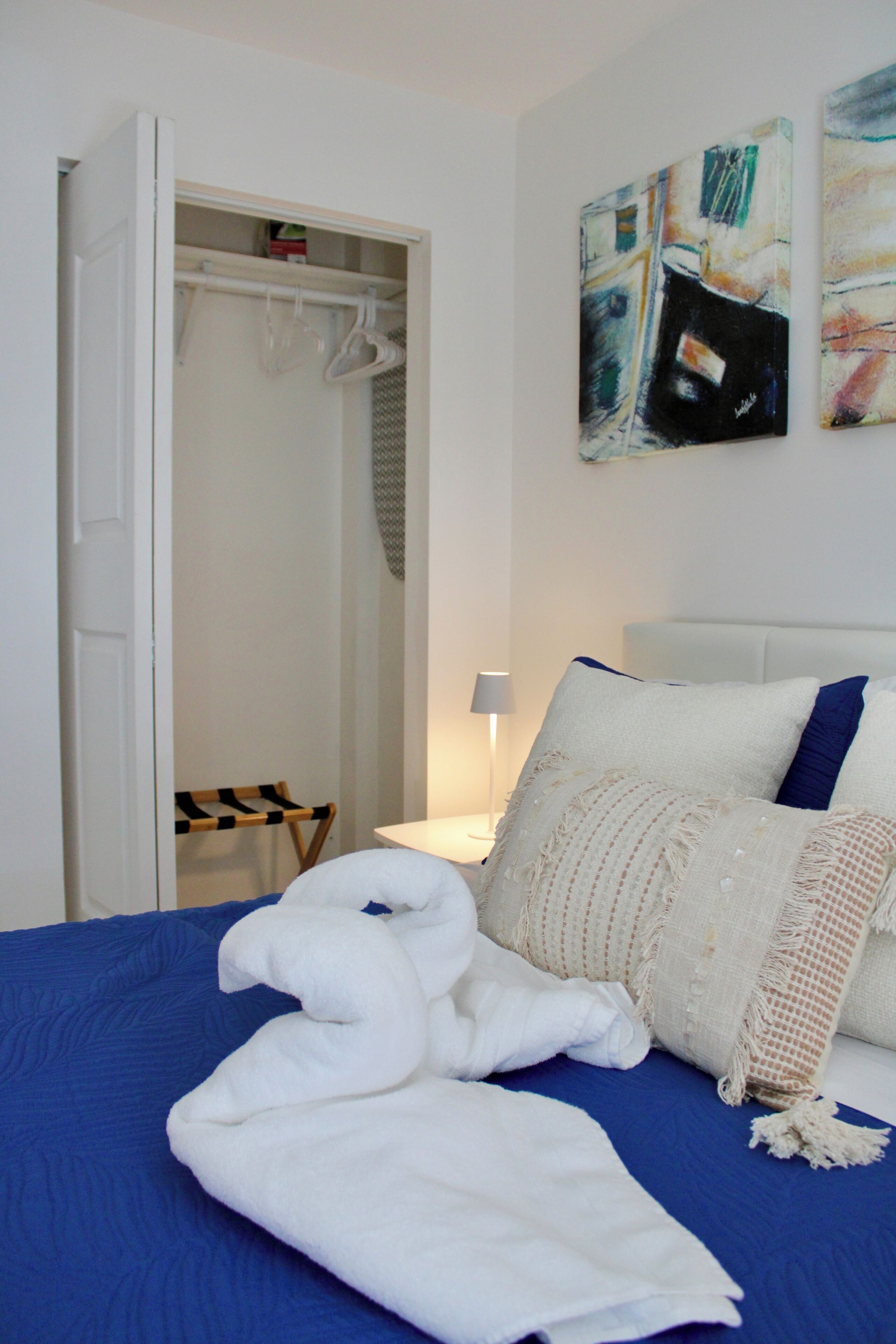 1 bedroom, iron/ironing board, travel crib, WiFi