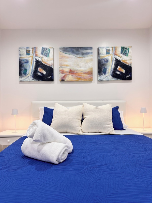 1 bedroom, iron/ironing board, travel crib, WiFi