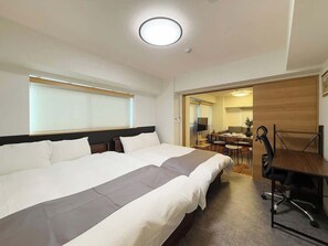 1 室のベッドルーム、アイロン / アイロン台、WiFi、ベッドシーツ