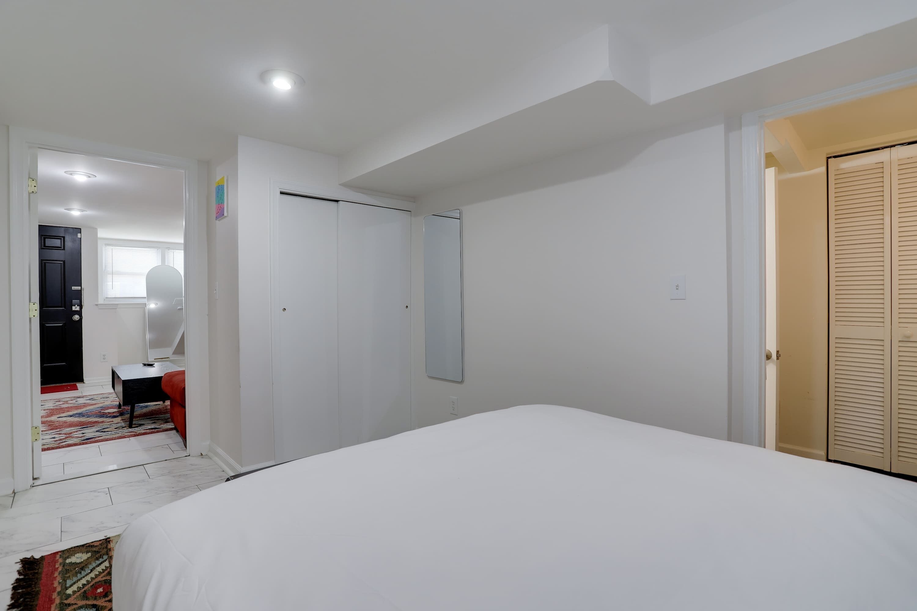 1 bedroom, iron/ironing board, travel crib, WiFi