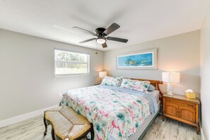 2 bedrooms, iron/ironing board, travel crib, WiFi