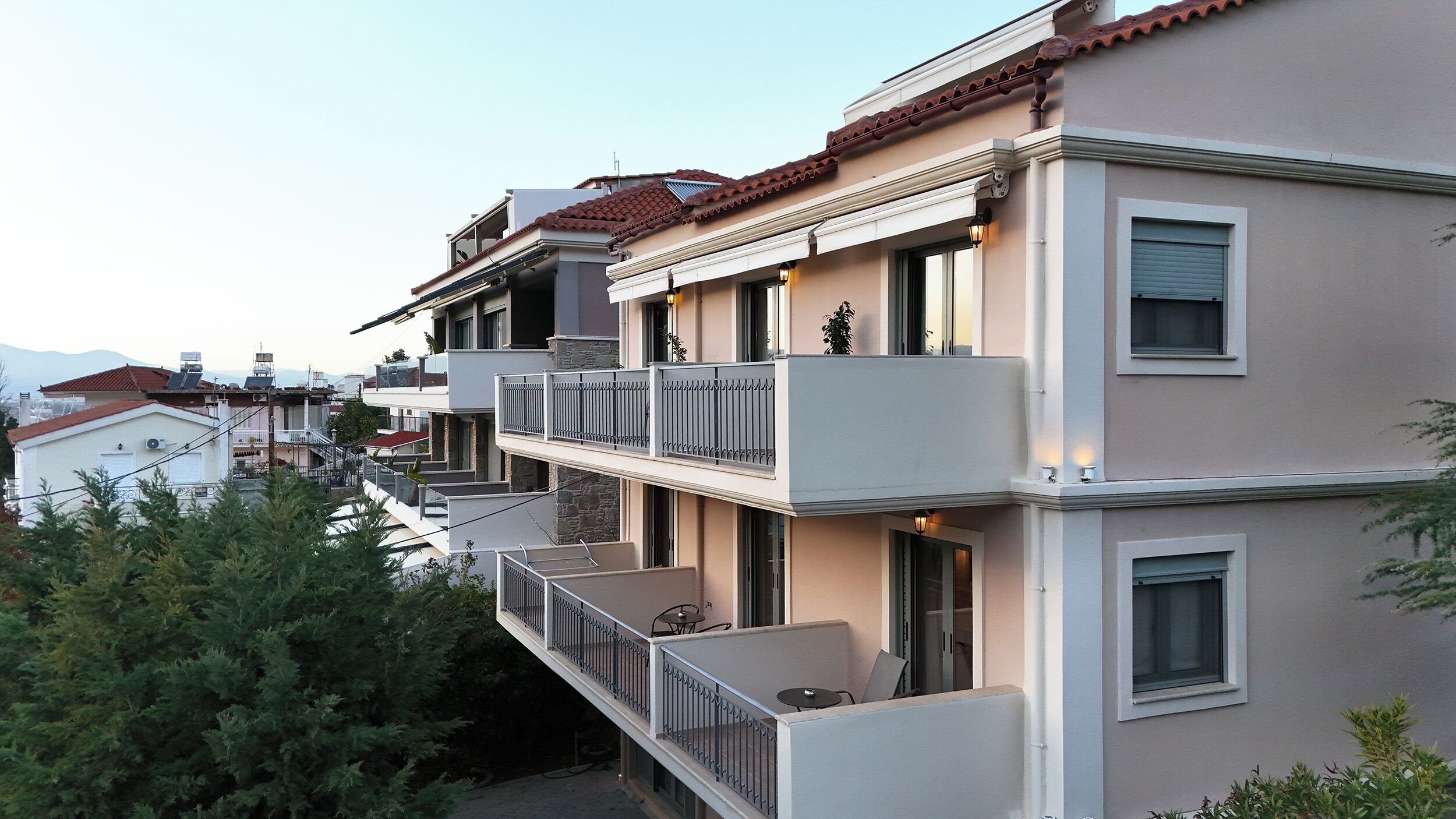 Front of property - evening/night