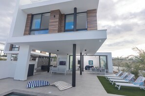 Villa, 4 Bedrooms, Private Pool, Garden View | Front of property - Protaras Aqua Pearl Villa Aq18 (Paralimni)