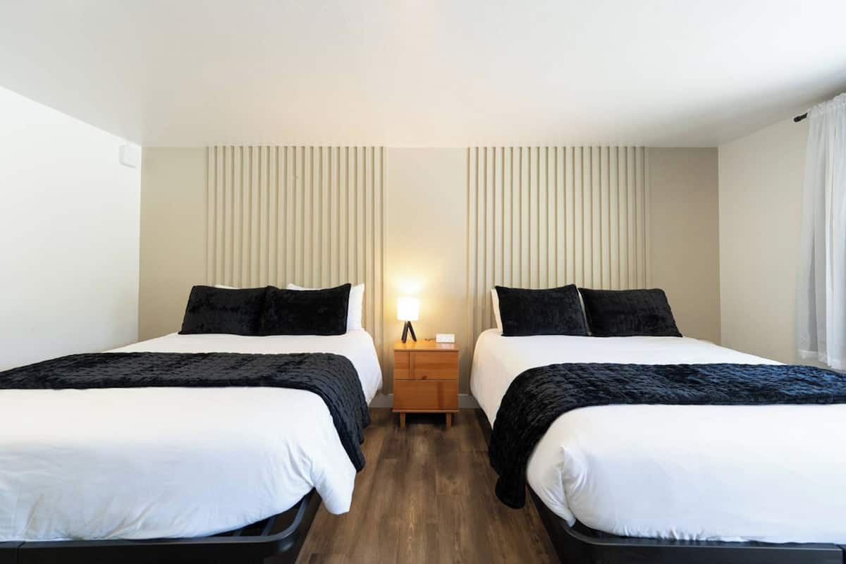 Renovated Deluxe Queens | Free WiFi, individually decorated, individually furnished, bed sheets