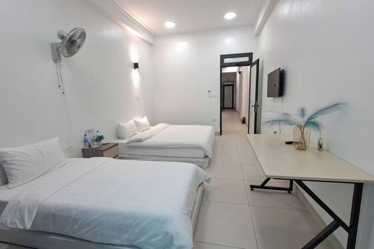 Blackout drapes, soundproofing, WiFi (free), bed sheets