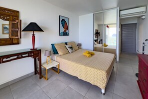 Iron/ironing board, free WiFi, bed sheets - La Cherry 822 - Climatisation, superbe vue mer (Le Diamant)