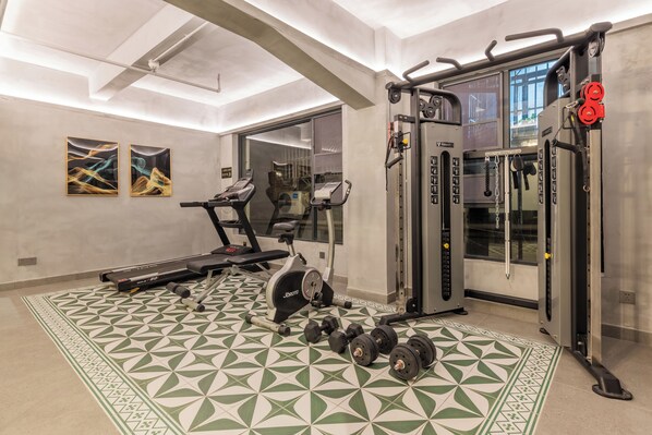 Gym - Stargazing Platform Inn - Guangzhou ChenClanAcademy & ShaMian & YongQingFang Branch (Guangzhou)