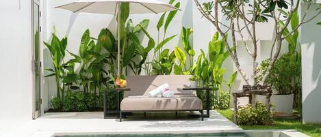 Vila Khas, 3 kamar tidur, Bebas Asap Rokok, kolam renang pribadi | Kolam renang pribadi