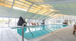 Indoor pool, a heated pool