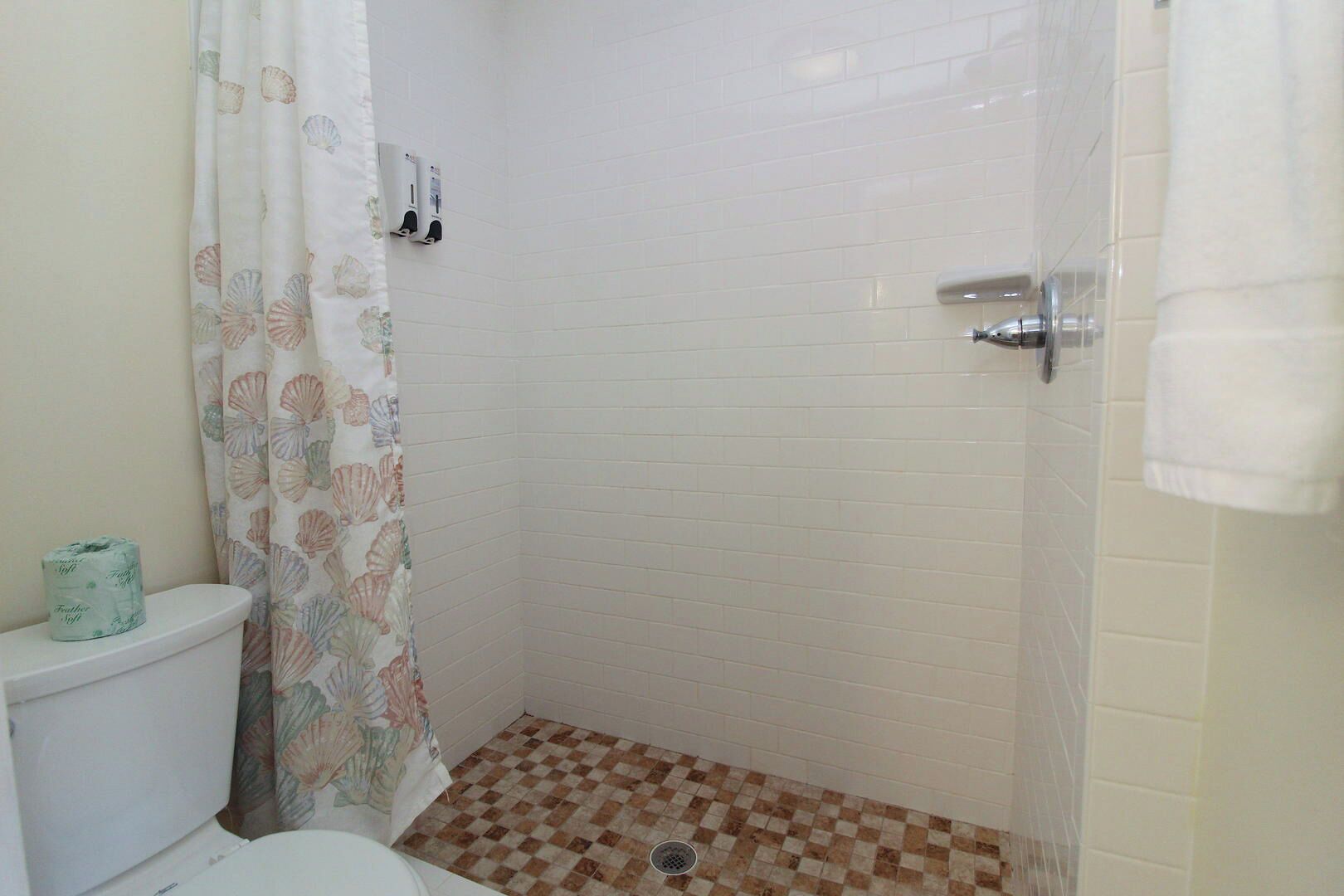 Hair dryer, towels