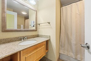 Hair dryer, towels