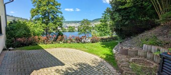 House on the Moselle with river view
