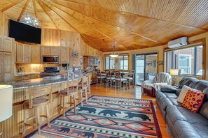 House (4 Bedrooms) | Interior - Dock & Beach Access: Scenic Lake Ossipee Cabin! (Center Ossipee)