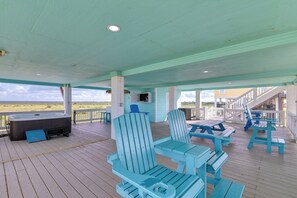 House (3 Bedrooms) | Interior - Walk to Beach: Home w/ Hot Tub & Deck in Gilchrist (Port Bolivar)