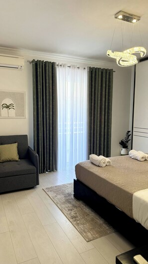 Appartement, 2 chambres, fumeur, balcon | 2 chambres