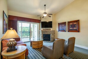 TV connectée, cheminée