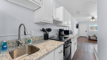 Condo, 2 Bedrooms | Private kitchen | Fridge, coffee/tea maker