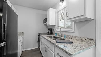 Condo, 2 Bedrooms | Private kitchen | Fridge, coffee/tea maker