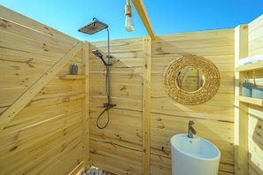 Deluxe-Zelt | Badezimmer