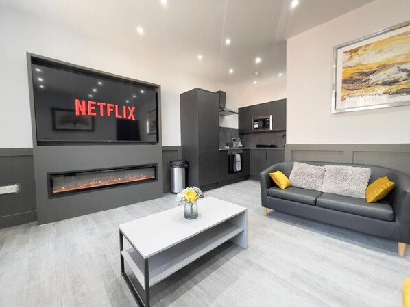 Appartement Deluxe | 3 chambres, espace de travail pour ordinateur portable, Wi-Fi gratuit