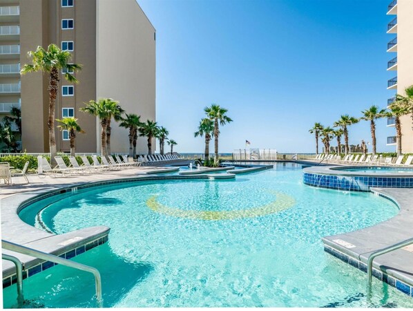 Indoor pool, outdoor pool