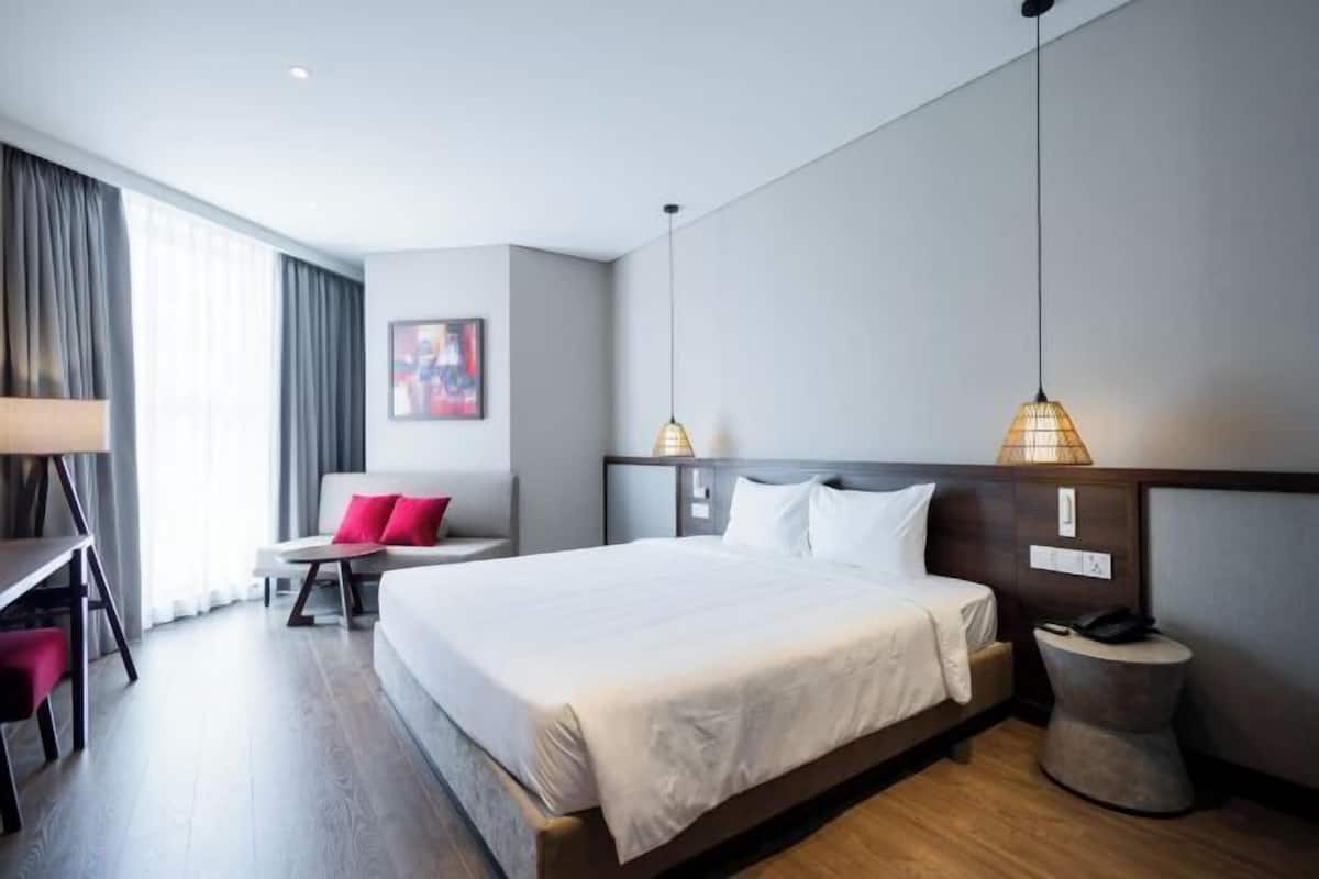 1 kamar tidur, seprai katun Mesir, dan seprai premium