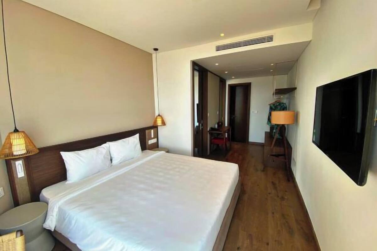 1 kamar tidur, seprai katun Mesir, dan seprai premium