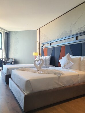 Superior Twin Room, 1 Bedroom, Sea View, Sea Facing | Egyptian cotton sheets, premium bedding, down comforters - Seaview Condotel Apec (Phan Thiet)