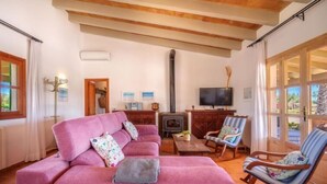 Ferienhaus, 4 Schlafzimmer, Terrasse | Wohnbereich