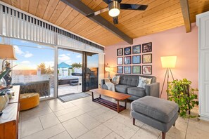 TV connectée, cheminée