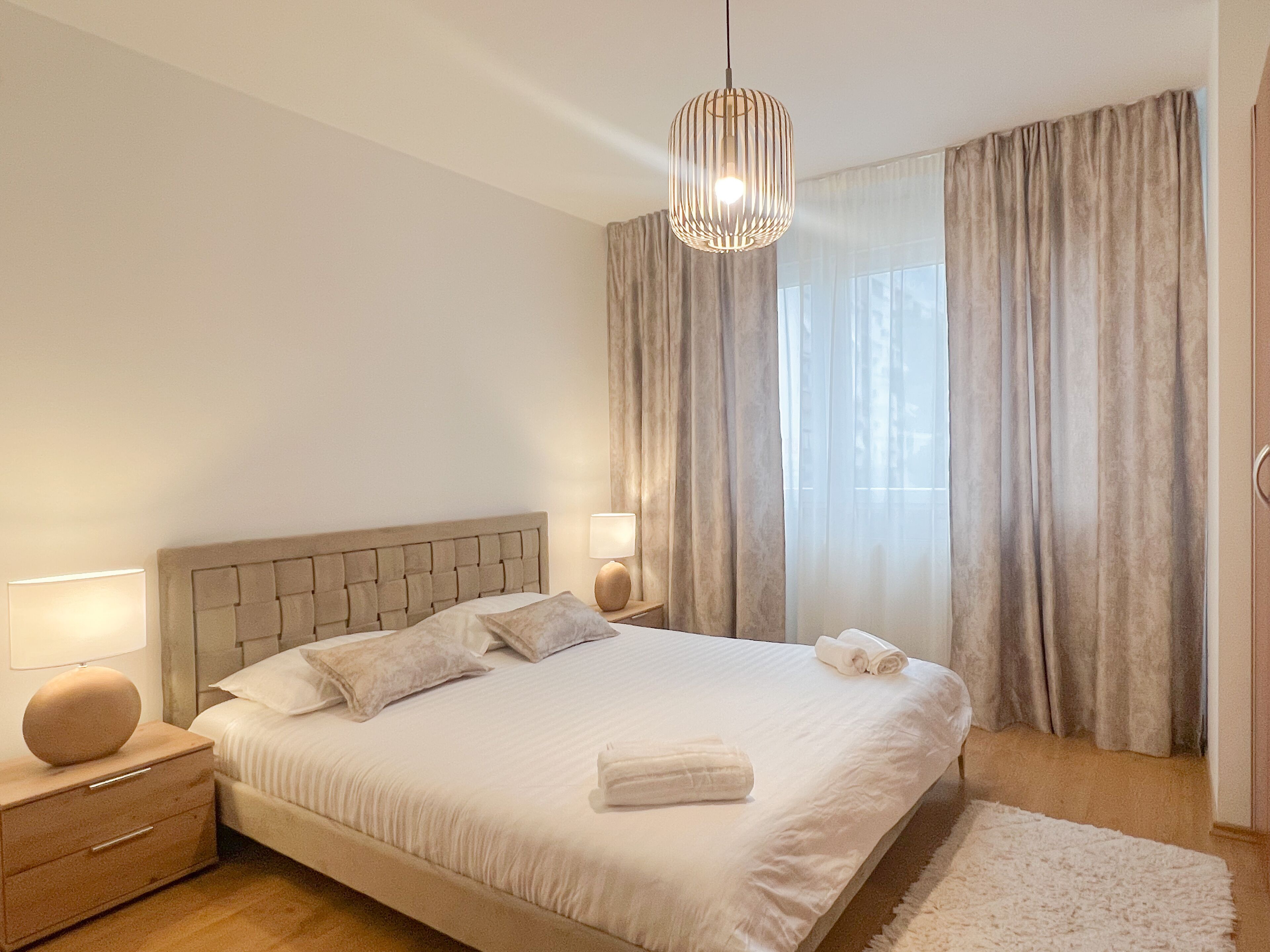 2 slaapkamers, een strijkplank/strijkijzer, wifi, beddengoed