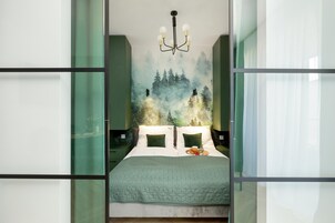 Apartamento | 1 dormitorio, mobiliario individual, tabla de planchar con plancha