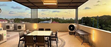 Udendørs spisemuligheder