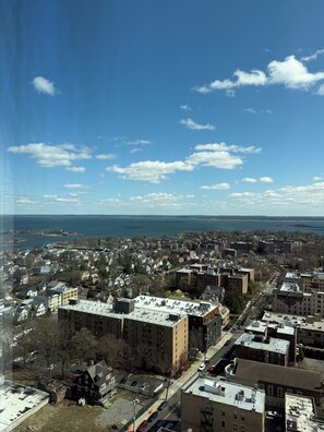 منظر من الجو على ارتفاع عالٍ