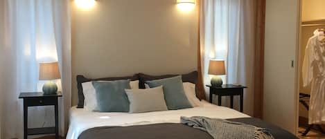 1 chambre, fer et planche à repasser, Wi-Fi, draps fournis