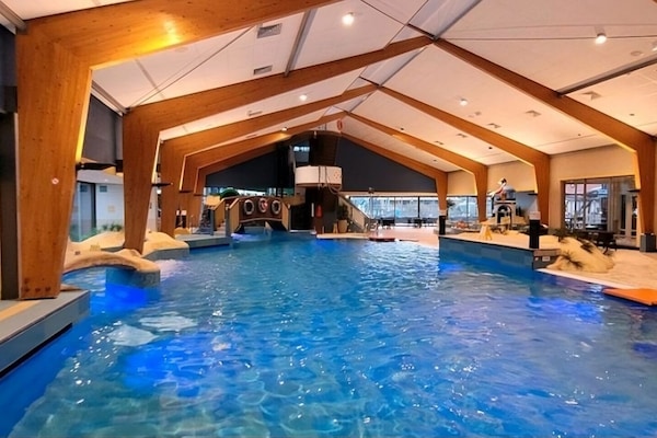 Indoor pool, a heated pool