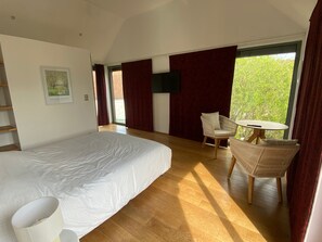 Doppia Comfort, vista giardino | Una scrivania, postazione laptop, Wi-Fi gratuito