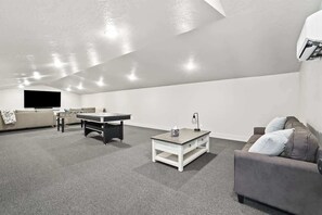 Smart TV, foosball, offices