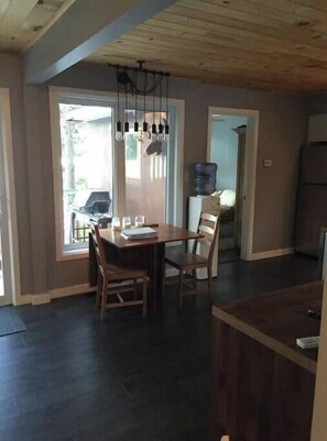 Dining - Modern Private Cottage on Quiet Tranquil Lake (Sharbot Lake)